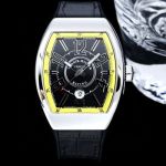 Franck Muller V45 SC DT series Sliver steel case Diameter 42mm watch